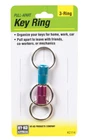 Hy-ko KC114 3-WAY Pull Apart Key Ring, Metal New. Price: $10.79.