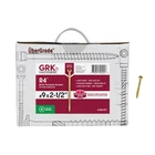 Grk Fasteners R4 #9 X 2-1/2 Inch, Multi-purpose Framing Screws, 2900 Pcs, Rust New. Price: $213.81.