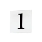 Maxim 53661 Classic Font Address Number Tile - White New. Price: $13.91.