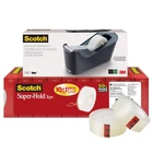 Scotch Tape Dispenser Value Pack Super-hold 3/4 X 1000 In, Transparent New. Price: $43.99.