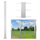 Muzata Level Drilled Cable Railing Post Fixed Top Line PS02 New. Price: $102.99.