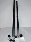 Webang 60" Linear Shower Drain Black Rectangular Floor Reversible Grate Open. Price: $110.00.