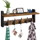 Homode Hooks With Shelf, Wood Coat Rack Wall-mounted New. Price: $25.29.