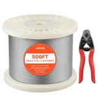 Vevor 316 Stainless Steel Cable 1/8 X 19 Wire Rope 500 Ft Railing New. Price: $70.39.