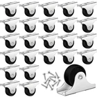 Maitys 24 Pcs 1" Small Casters Wheels Mini Rigid Non Swivel Fixed Castor New. Price: $19.76.
