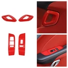 4X Door Handle Window Lift Switch Panel Trim Cover For Dodge Challenger 2015+RED New. Price: $25.99.