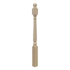 Stair Parts 4010 48 In. X 3 Unfinished Poplar Ball Top Starting Newel Post. Price: $58.86.