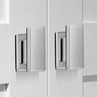 9 Pack Square Cabinet Knobs Brushed Nickel, Single Hole Silver Kitchen New. Price: $22.95.