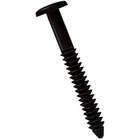 Ekena Millwork LVSL0012BL 3" Lifetime Vinyl Shutter-lok's, Black (12/BAG), Count New. Price: $8.28.