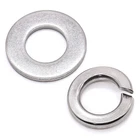 Glvaner 3/8" Stainless Steel Flat Washers 50 Pcs (13/32" Id Inch, Silver New. Price: $14.14.