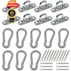Termath 8PCS 304 Stainless Steel 1.8 Inch Pad Eye Hooks And Sliver New. Price: $26.98.