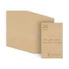 Baltic Birch Plywood 1/8 12 20 3MM Box Of Woodpeckers Inch Grade Craft Sheets New. Price: $104.99.