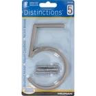 Hillman 844705 Silver Brushed Nickel Screw-on #5 Number In. (pack Of 3) New. Price: $21.23.