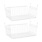 Closetmaid 17 Wide Hanging Basket For Wire Shelving Organizer, White (2 Pack) New. Price: $44.99.