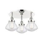 Innovations Lighting 916-3C-8-19 Olean Flush 19"W Nickel New. Price: $435.60.