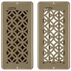 2 Pack Floor Vent Covers, Register 4X10, Adjustable Decorative Brown New. Price: $47.90.