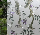 Vsudo 1 Roll 35.4" By 78.7" Privacy Film, Morning Glory Pattern Window... New. Price: $36.04.