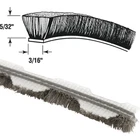 Prime-line 3/16" X .156" 18' Bag Gray Weatherstrip Pile T8658 New. Price: $16.11.