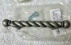 Carpe Diem 2157-0 Straight Rope Drawer Pulls 3 Oc Pewter Cobblestone Patina New. Price: $49.99.