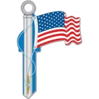 Lucky Line American Flag Design Decorative House Key, SC1 B101S Pack Of 5 New. Price: $24.53.
