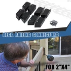 4PCS 30 Stair Deck Railing Brackets Connector With Screws For 2'X4'' Us Stock New. Price: $39.99.