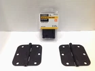 Everbilt Squeak Free Door Matte Black 3-1/2IN 5/8 Radius Hinges Total Used. Price: $9.09.