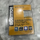 New Stanley Bostitch 2" 16GA SB16-2.00-1M Straight Finish Nails Bright 1000 Pc.. Price: $28.00.