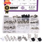 Swpeet 237PCS 9 Styles Nickel Plated And Metal Shelf Pins Kit With One Size New. Price: $26.98.