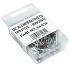Amerimax 84034 Aluminum Gutter Rivets, Durable Construction (1/8", 100PK, Brown) New. Price: $7.26.