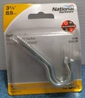 National Hardware 3-3/8" Ceiling Hooks Pk. (N120-816) Fs Open. Price: $10.00.