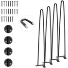 Vevor 28" Hairpin Furniture Legs Solid Metal Heavy Duty Dining Table Modern New. Price: $29.99.