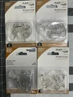 4-PACK Lot 4/PC National Hardware 1-3/4" Clear Medium Suction Hook 2LB N259-945 New. Price: $21.60.
