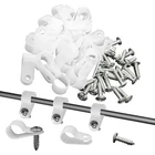 Waziaqoc 100 Pack 3/8 Rope Light Clips, Nylon R-style Inch, White New. Price: $10.89.
