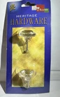 2001 Set Of Heritage Hdwe Glass Knobs Clear Vintage Style Oval Beaded Trim. Price: $14.95.
