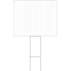 Hillman 844496 English White Blank Sign 20 X 24 In. With Frame (pack Of 6) New. Price: $48.32.