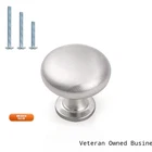 Probrico 25 Pack Cabinet Knobs Hardwarefurniture Round Brushed Nickel New. Price: $78.82.
