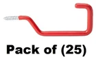 N271-018 4.5" X 2.5" Vinyl Coated Steel Rafter Storage Screw Hanging Hooks -25PK New. Price: $54.89.