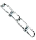 10FT. Everbilt #1 Zinc Plated Non-welded Double Loop Twisted Link Chain 803062 New. Price: $22.00.