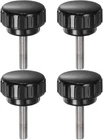 Uxcell 4PCS Knurled Clamping Knobs M5 20MM Metric 25MM, Black New. Price: $11.51.