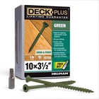 Hillman Deck Plus NO.10 3-1/2" Green Star Flat Exterior Screws 1LB New. Price: $32.82.