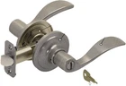 5366687 Ace Bed Bath Wave Lever Satin Nickel 3989VB Door Lockset Made Taiwan New. Price: $24.99.