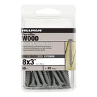 Hillman 40934 Hardened Steel Phillips Galvanized Deck Screw #8 X In. New. Price: $9.30.