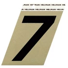 Hillman In. Reflective Black Vinyl Self-adhesive Number 7 (3-PACK) New. Price: $7.24.