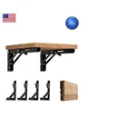 Vuaohiy Folding Shelf Brackets 16 - Duty Metal Wall Mounted New. Price: $41.98.