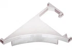 Crl END38BA Brite Anodized Cap For 3/8" Aluminum Shelving Extrusion New. Price: $12.44.