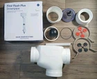 Rain Harvesting WDDP111 4" First Flush Plus Downpipe Kit Open. Price: $63.75.