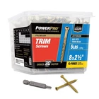 Hillman Power Pro No. 8 X 2-1/2 In. Star Coarse Trim Screws 595 Pk New. Price: $48.44.