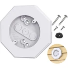 Edciussc Vinyl Siding Mounting Blocks Kit With Built-in Electrical Box White New. Price: $21.82.