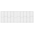 Gabion Wall With Covers Stone Planter Outdoor Garden Galvanized Steel Vidaxl New. Price: $938.99.