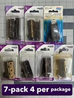 7-PACK 4/PC National Hardware N226-290 Corner Brace 2-1/2" X 3/4" Antique Brass New. Price: $27.38.